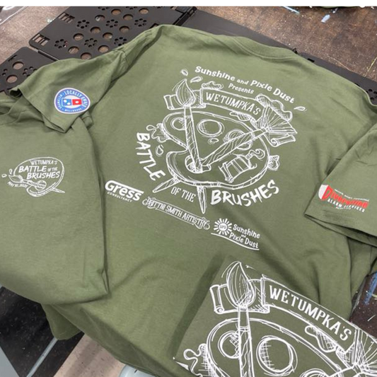 Wetumpka's Battle of the Brushes 2025 T-Shirt Order
