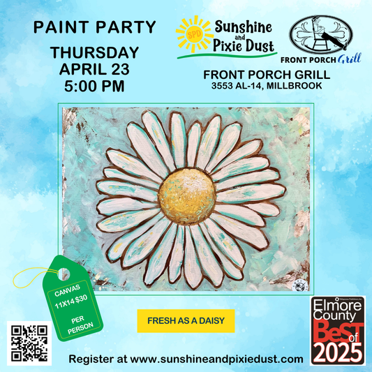 04/23/2026 PM 05:00 Paint Party (Front Porch Grill)
