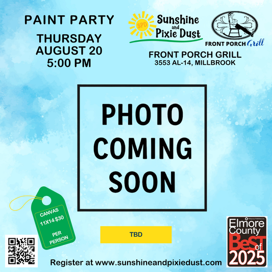 08/20/2026 PM 05:00 Paint Party (Front Porch Grill)