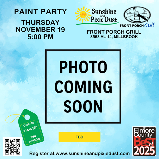 11/19/2026 PM 05:00 Paint Party (Front Porch Grill)