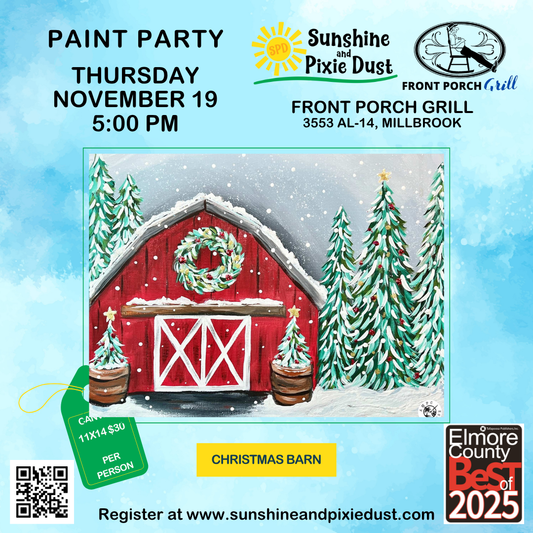 11/19/2026 PM 05:00 Paint Party (Front Porch Grill)