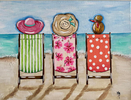 Seaside Friends 3 Acrylic Paint Kit