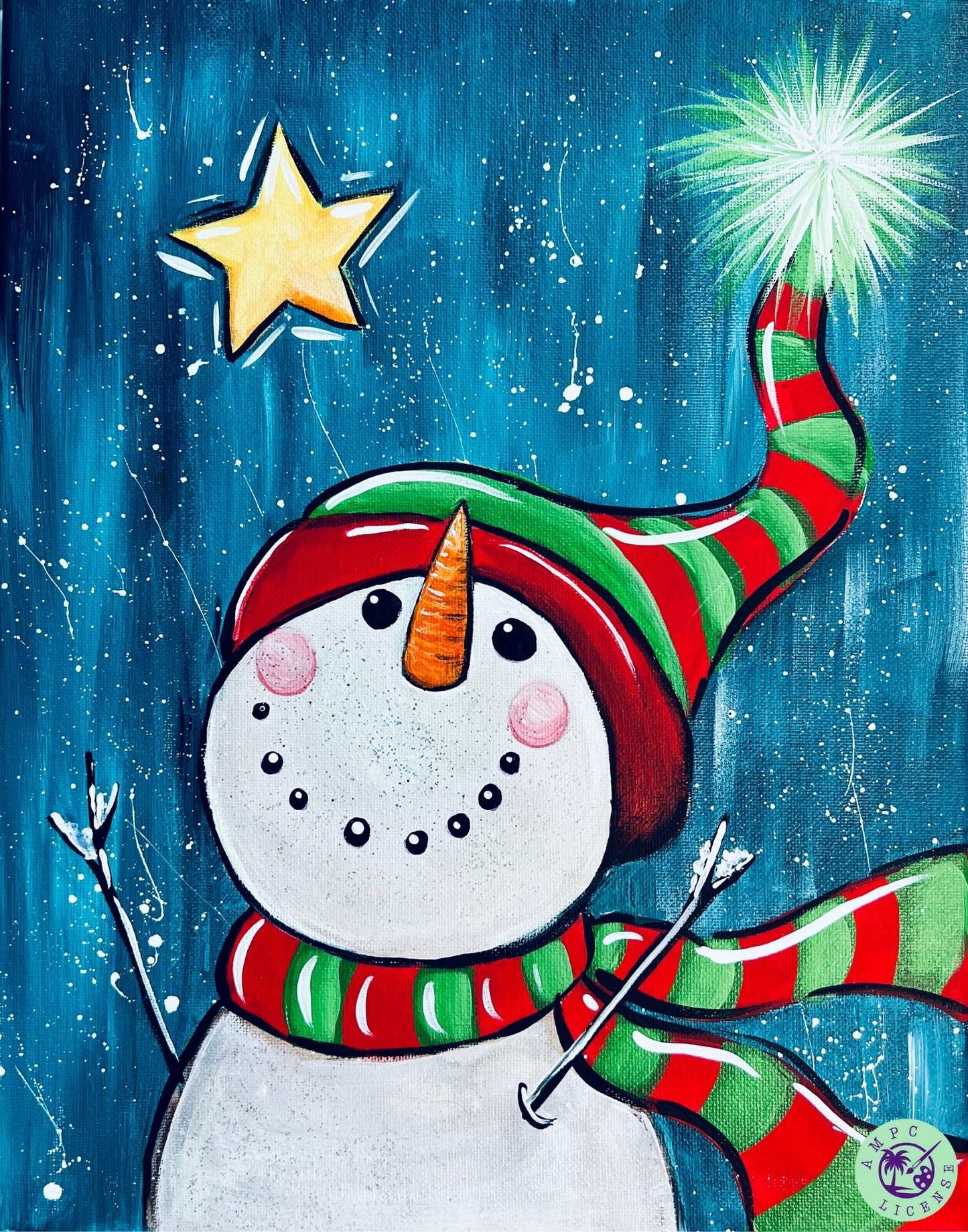 Starlight Snowman Acrylic Paint Kit