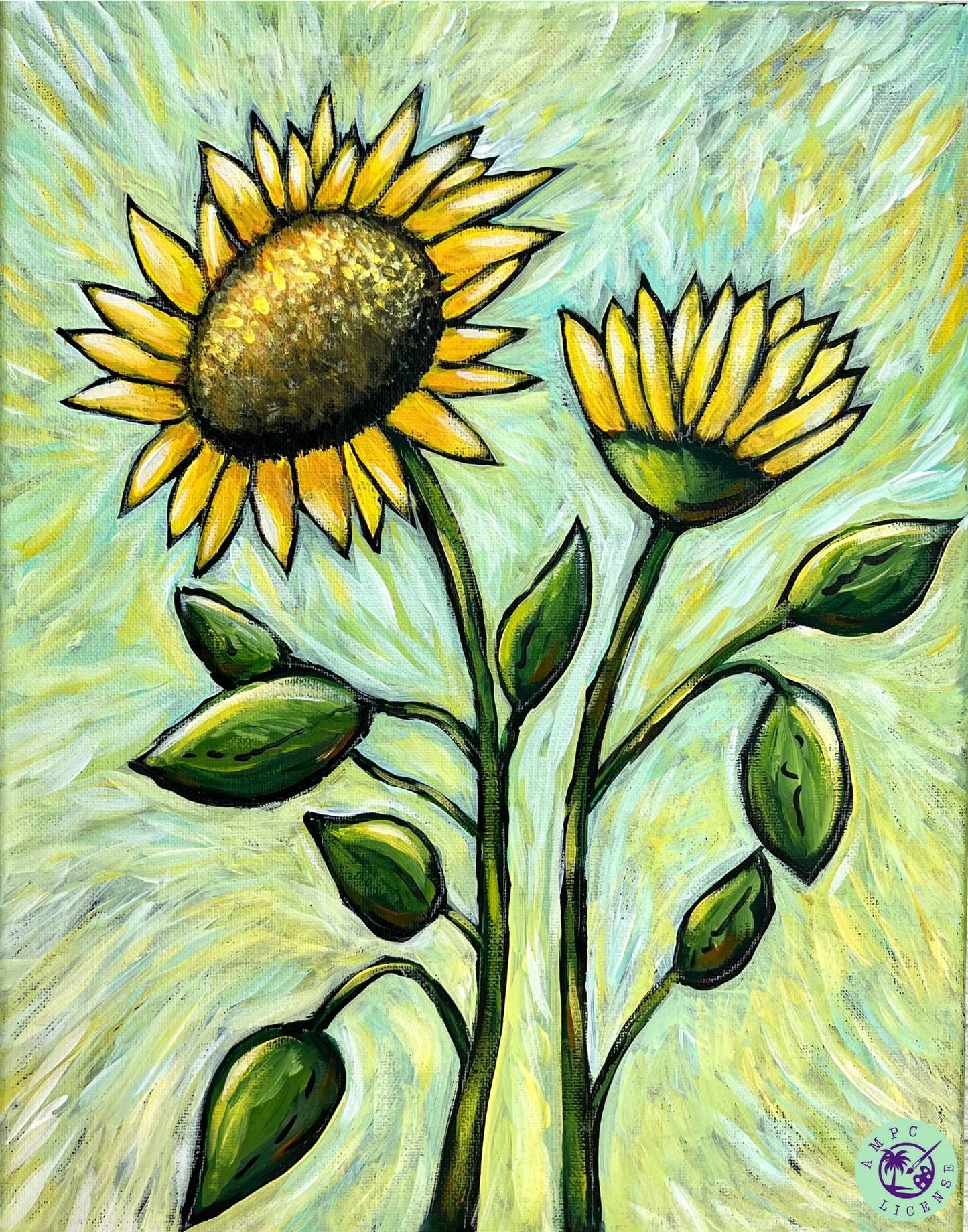 Sunflowers to Gogh Acrylic Paint Kit