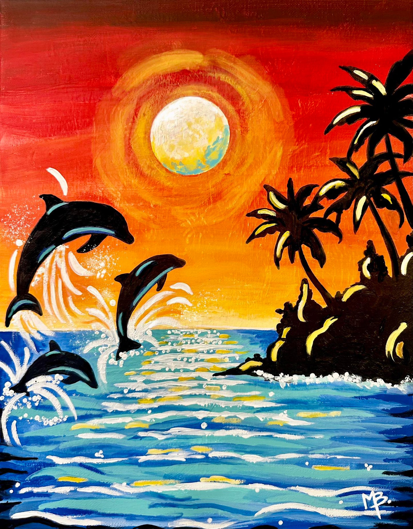 Sunset Splash Paint Kit