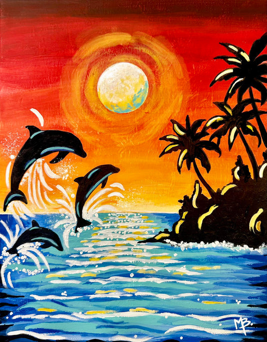 Sunset Splash Paint Kit