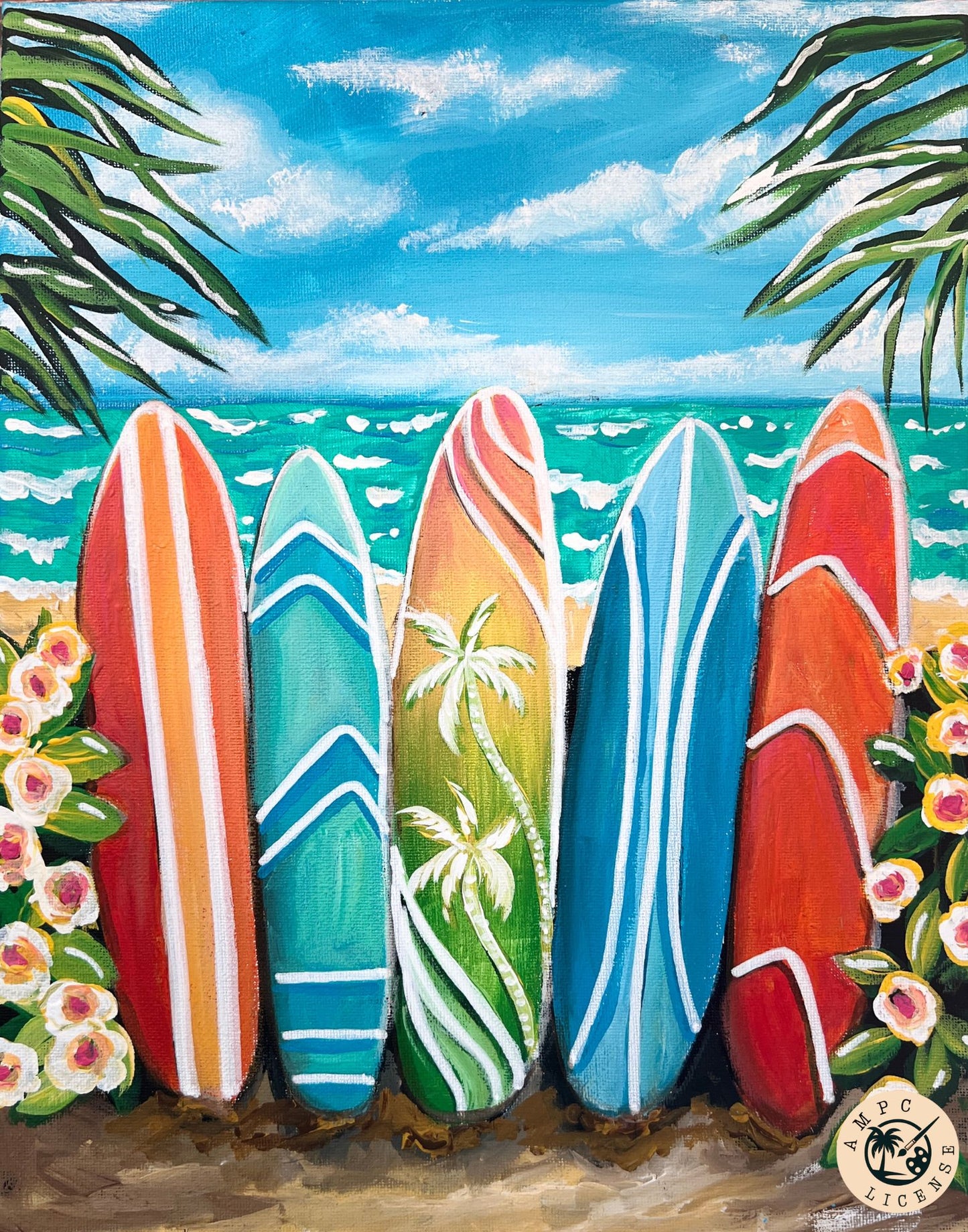 Surf's Up Acrylic Paint Kit