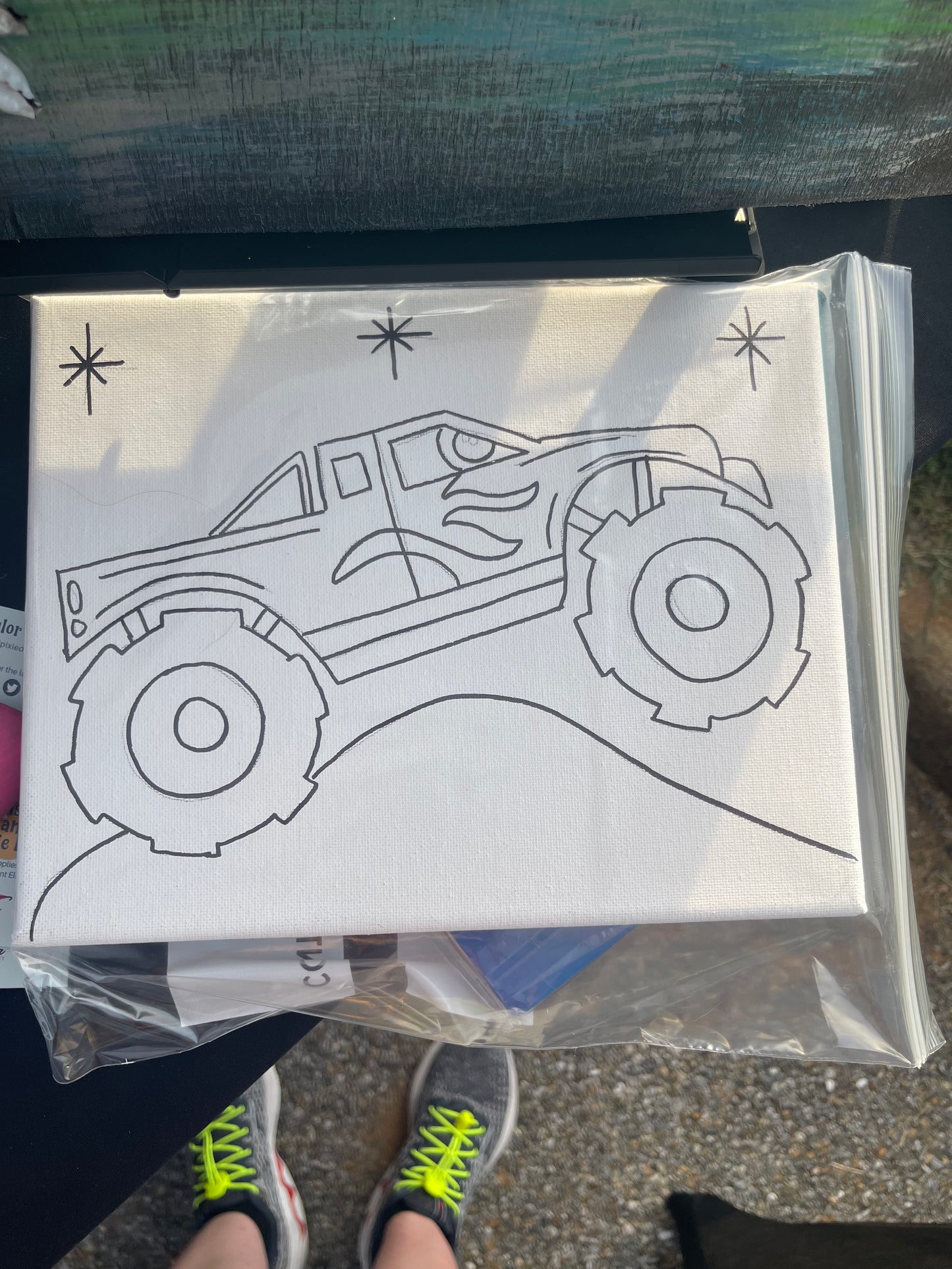 Truck Kids Paint Kit
