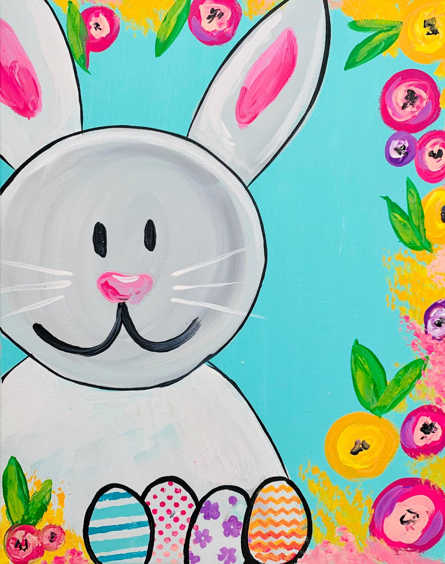 Spring Bunny Paint Kit